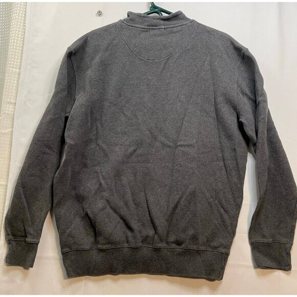 Kirkland Signature 1/4 zip sweater mens XL long sleeve gray - Picture 2 of 8